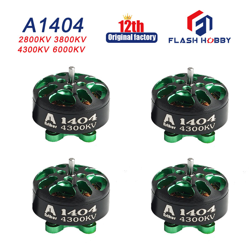 FLASHHOBBY Arthur 1404-4300KV 6000KV 3800KV 2800KV 3'FPVdronemotor